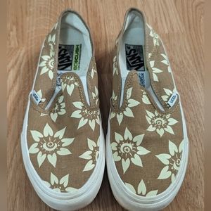 Vans Sunflower Slip Ons